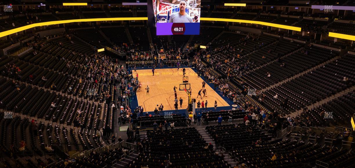 Ball Arena - Section 363 Seat View