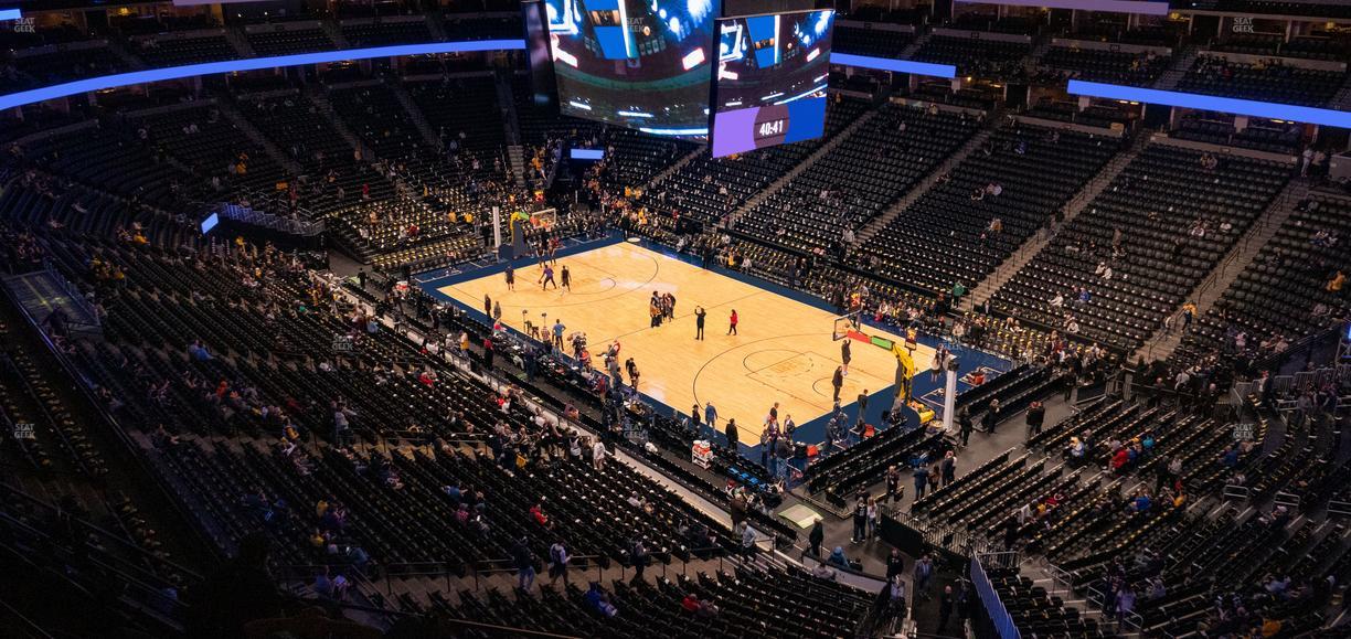 Ball Arena - Section 372 Seat View