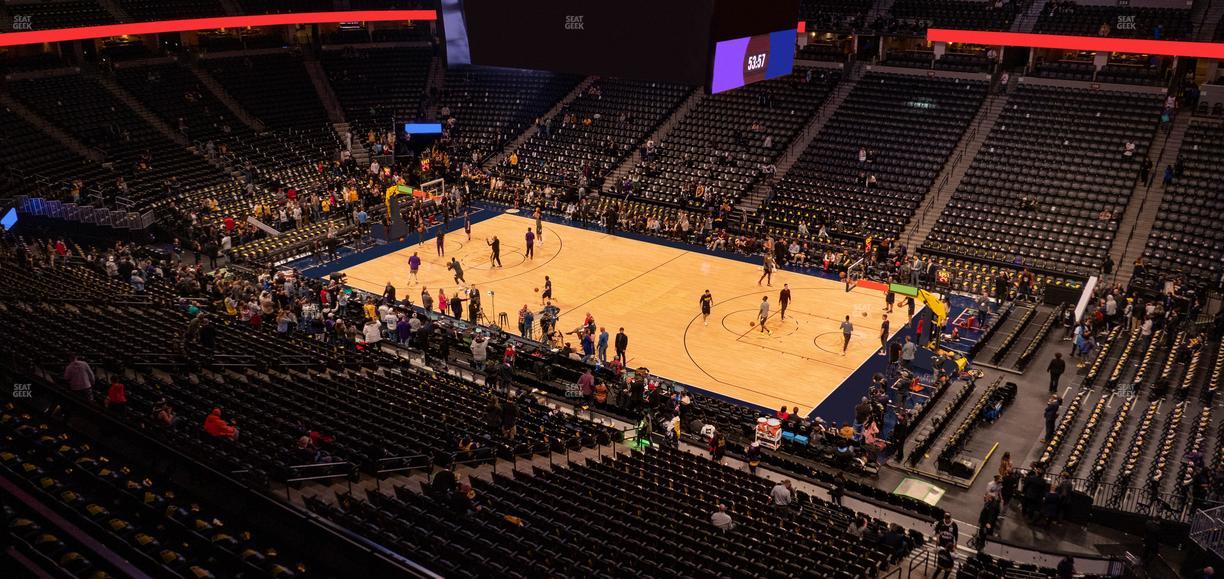 Ball Arena - Section 375 Seat View