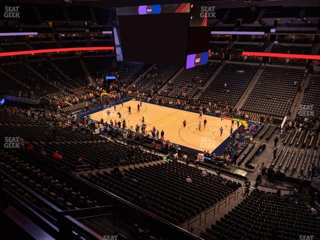 Ball Arena - Section 375 Seat View Ball Arena - Section 375 Seat View