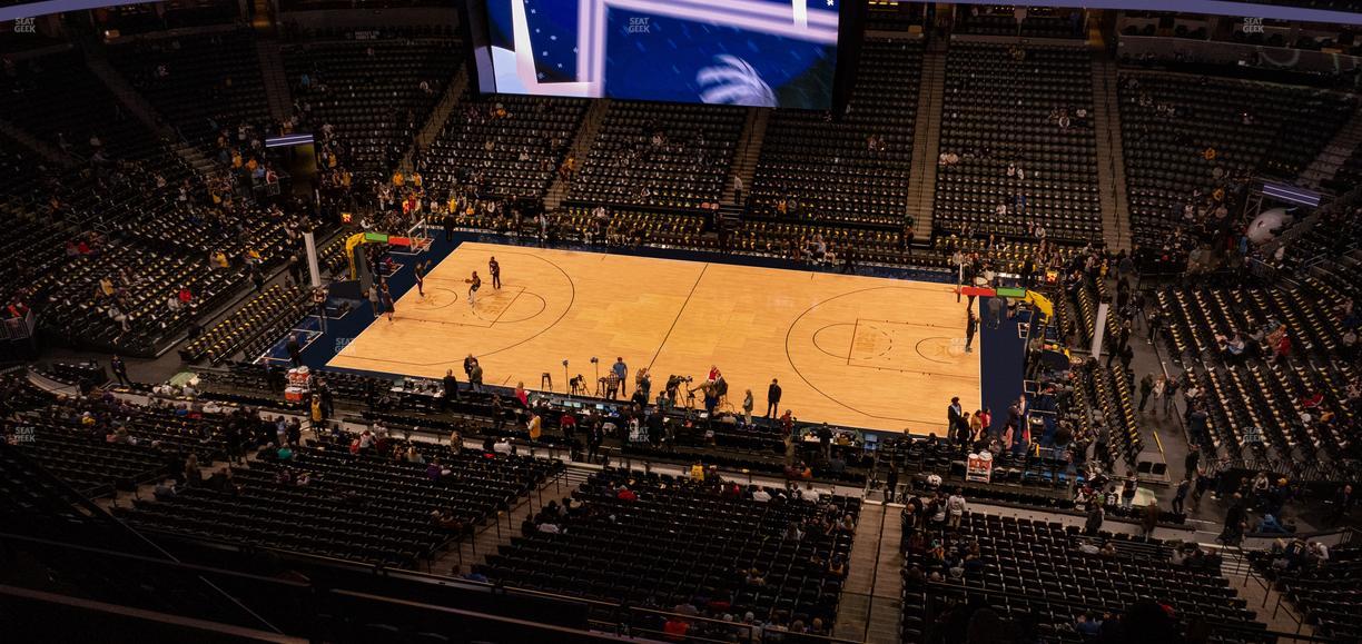 Ball Arena - Section 380 Seat View