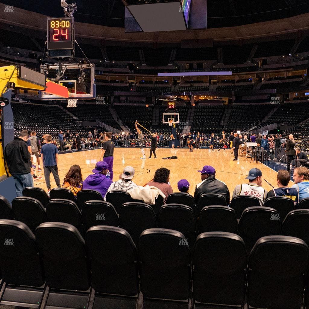 Ball Arena - Section Courtside 110 Seat View