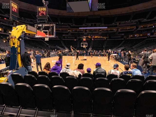 Ball Arena - Section Courtside 110 Seat View