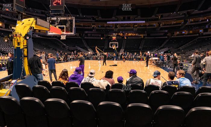 Ball Arena - Section Courtside 110 Seat View