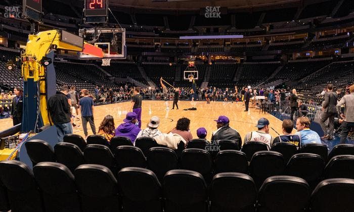 Ball Arena - Section Courtside 110 Seat View