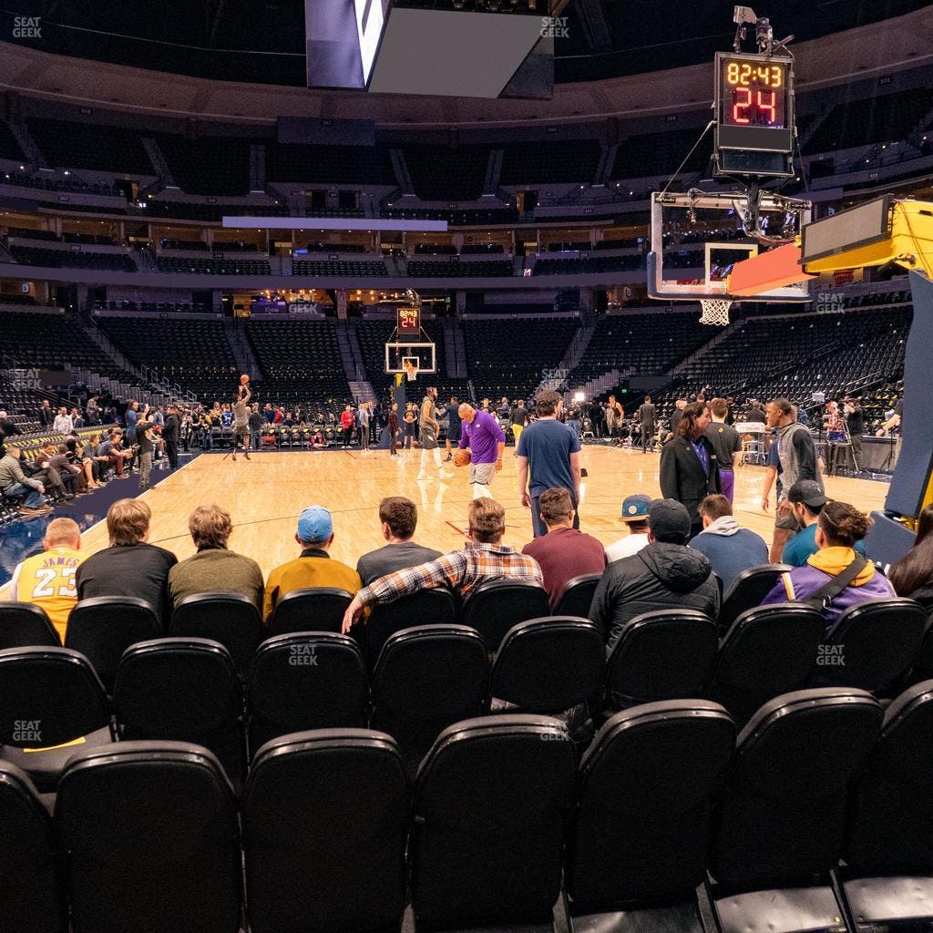 Ball Arena - Section Courtside 116 Seat View