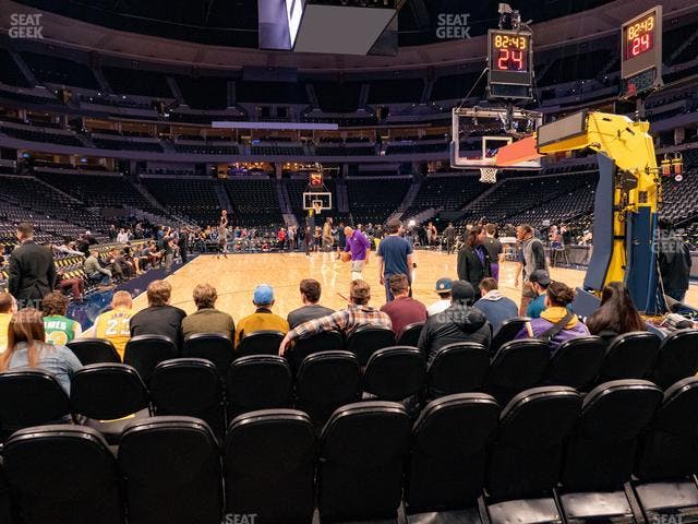 Ball Arena - Section Courtside 116 Seat View
