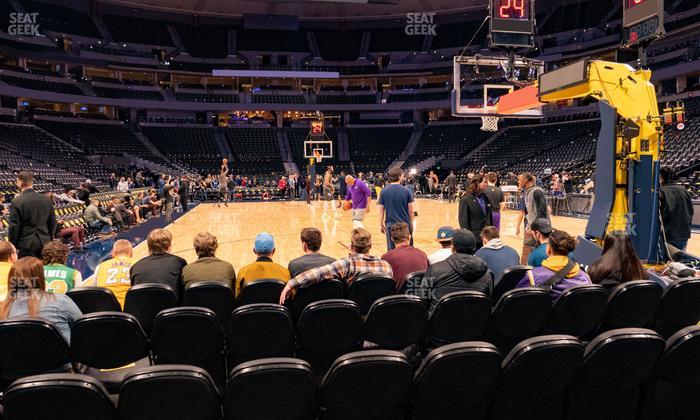 Ball Arena - Section Courtside 116 Seat View