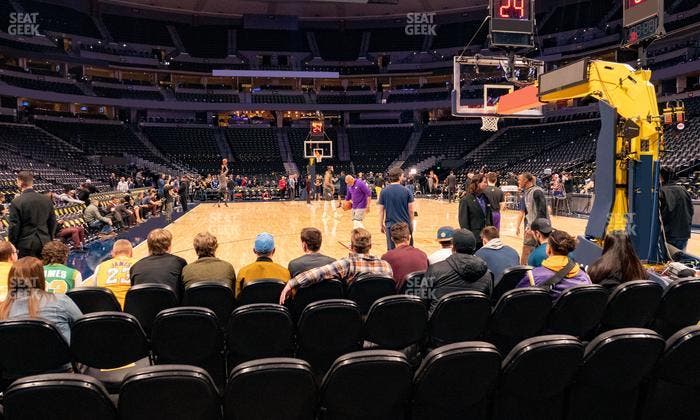 Ball Arena - Section Courtside 116 Seat View