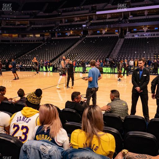 Ball Arena - Section Courtside 124 Seat View