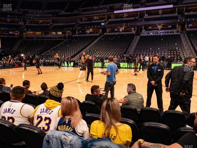 Ball Arena - Section Courtside 124 Seat View