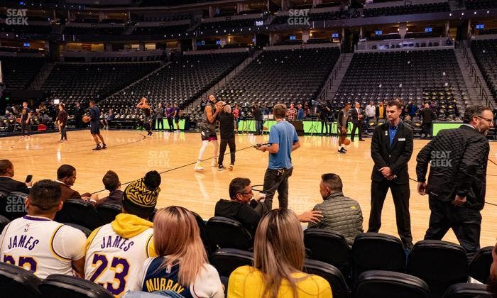 Ball Arena - Section Courtside 124 Seat View