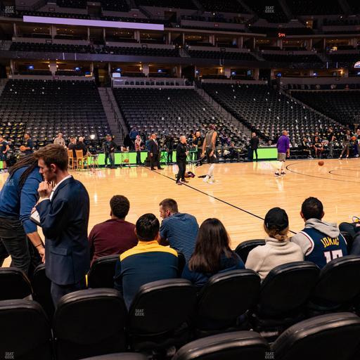 Ball Arena - Section Courtside 126 Seat View