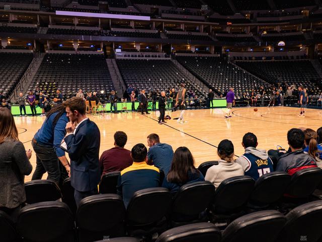 Ball Arena - Section Courtside 126 Seat View