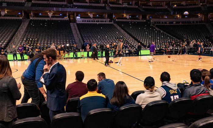 Ball Arena - Section Courtside 126 Seat View