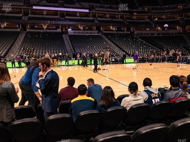 Ball Arena - Section Courtside 126 Seat View