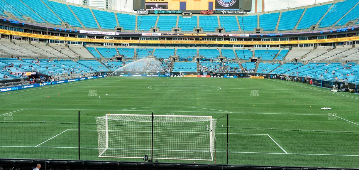 Bank of America Stadium - Section 101 Seat View