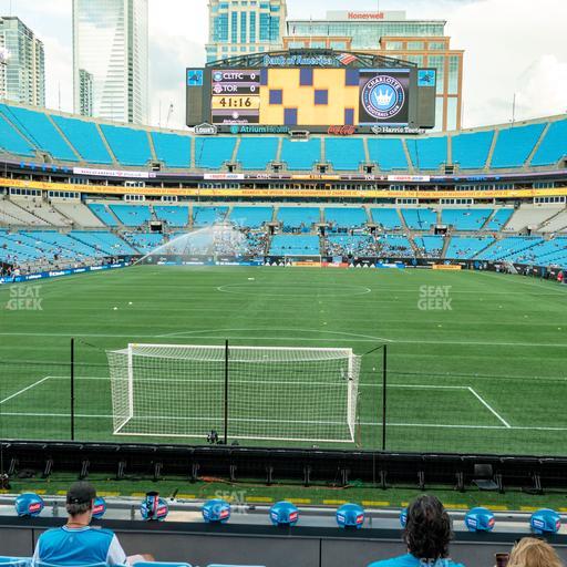 Bank of America Stadium - Section 101 Seat View