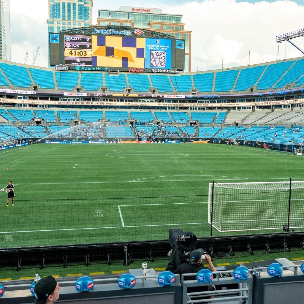 Bank of America Stadium - Section 102 Seat View