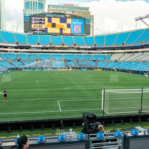 Bank of America Stadium - Section 102 Seat View