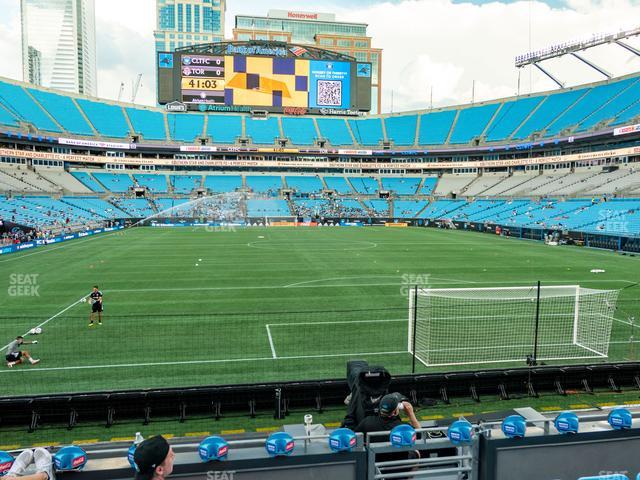 Bank of America Stadium - Section 102 Seat View