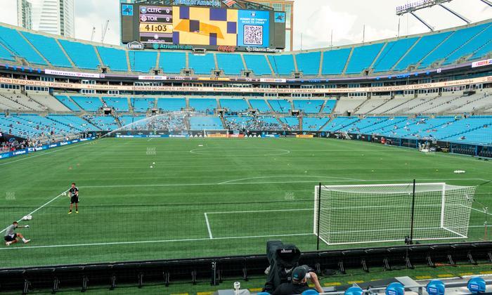 Bank of America Stadium - Section 102 Seat View