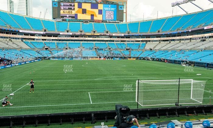 Bank of America Stadium - Section 102 Seat View
