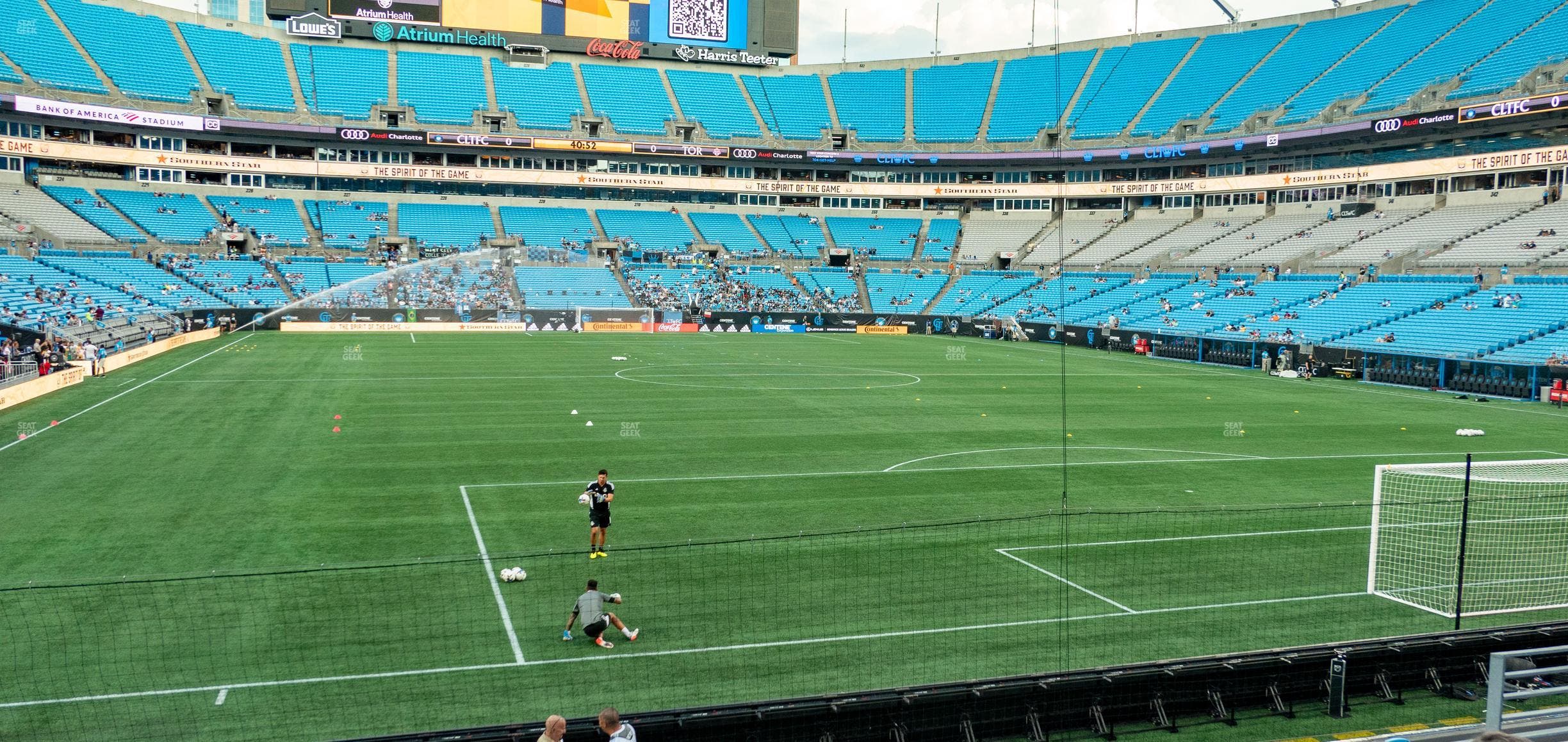 Bank of America Stadium - Section 103 Seat View