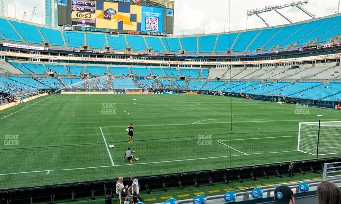 Bank of America Stadium - Section 103 Seat View