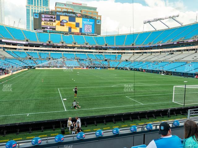Bank of America Stadium - Section 103 Seat View
