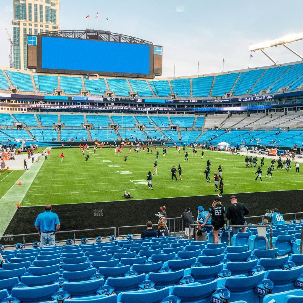 Bank of America Stadium - Section 103 Seat View