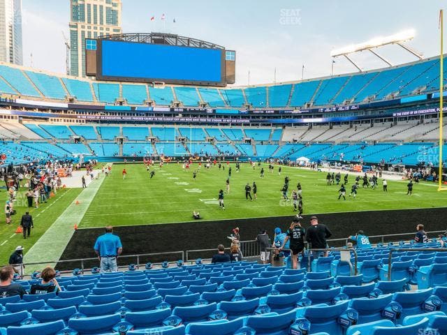 Bank of America Stadium - Section 103 Seat View