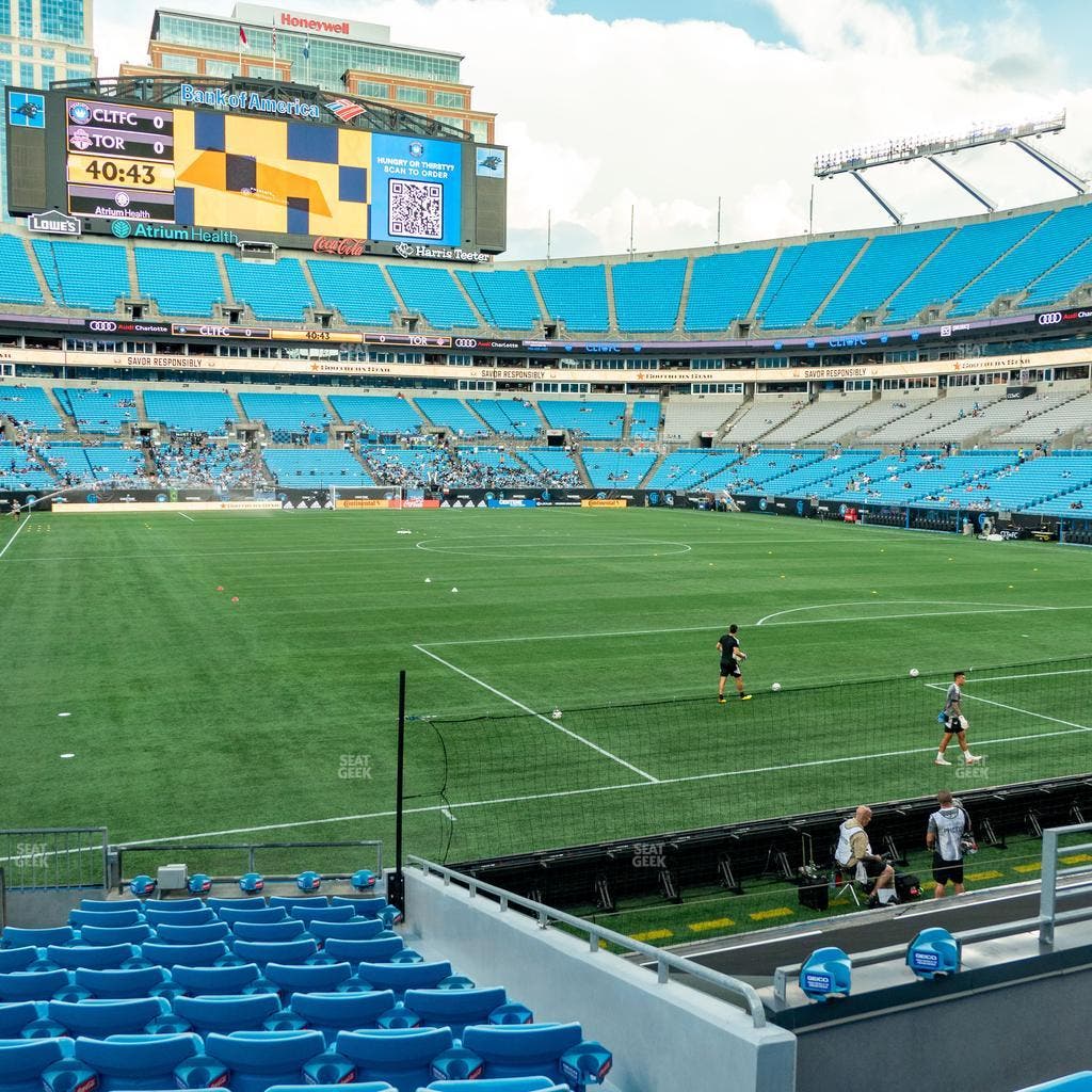 Bank of America Stadium - Section 104 Seat View