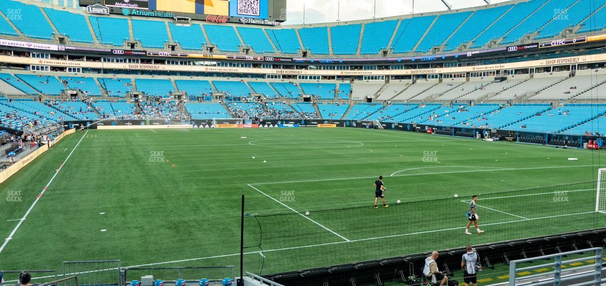 Bank of America Stadium - Section 104 Seat View