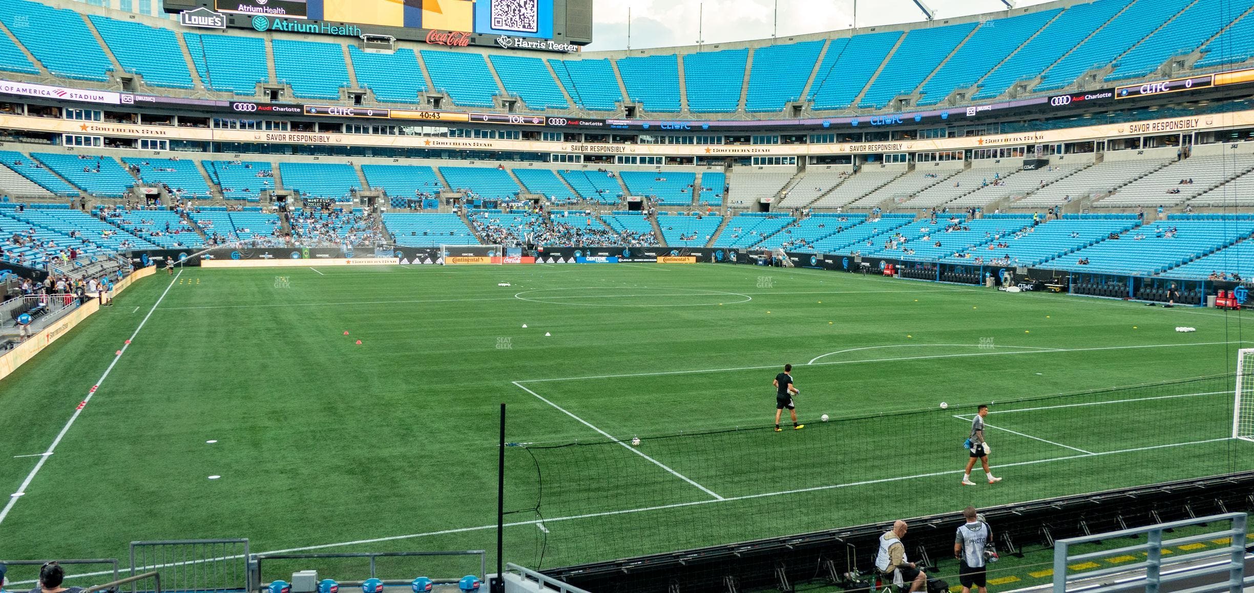 Bank of America Stadium - Section 104 Seat View