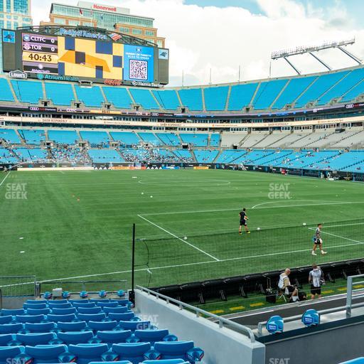 Bank of America Stadium - Section 104 Seat View