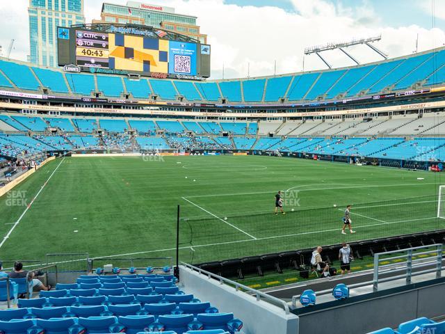 Bank of America Stadium - Section 104 Seat View