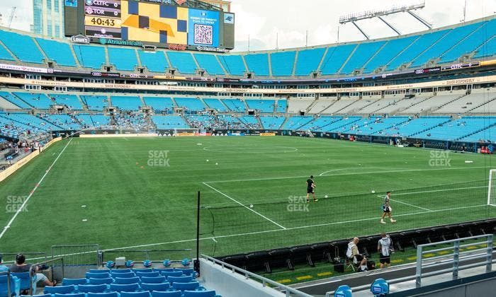 Bank of America Stadium - Section 104 Seat View