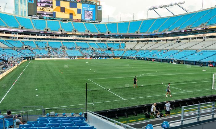 Bank of America Stadium - Section 104 Seat View