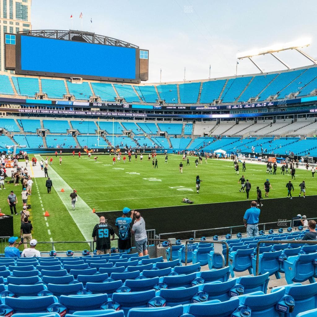 Bank of America Stadium - Section 104 Seat View