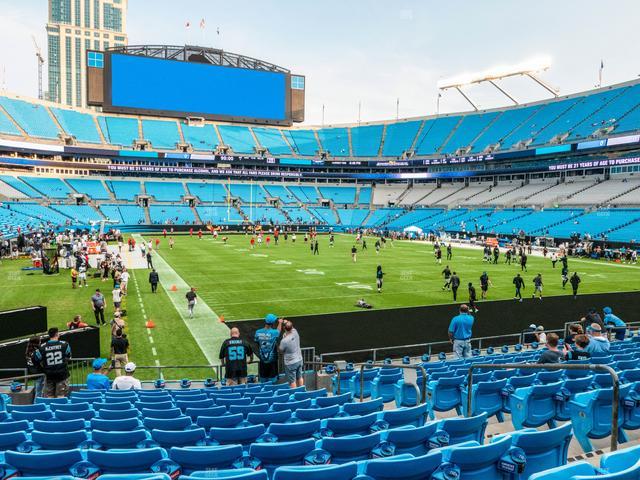 Bank of America Stadium - Section 104 Seat View