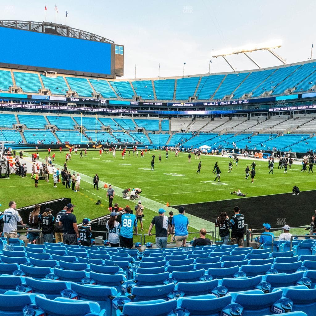 Bank of America Stadium - Section 105 Seat View