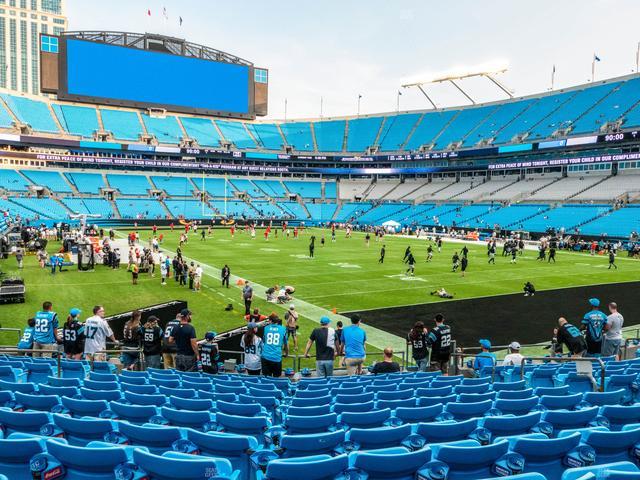 Bank of America Stadium - Section 105 Seat View
