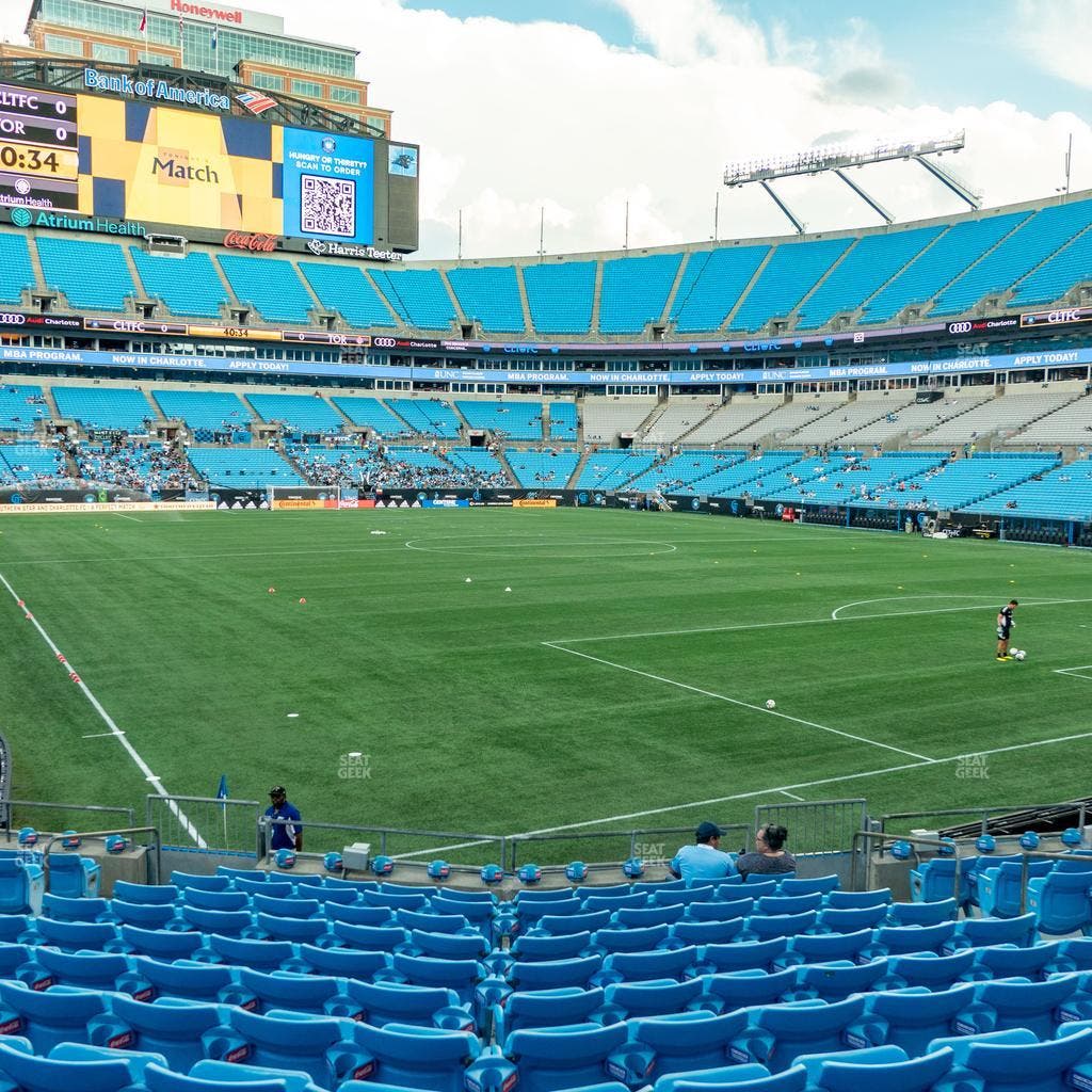 Bank of America Stadium - Section 105 Seat View