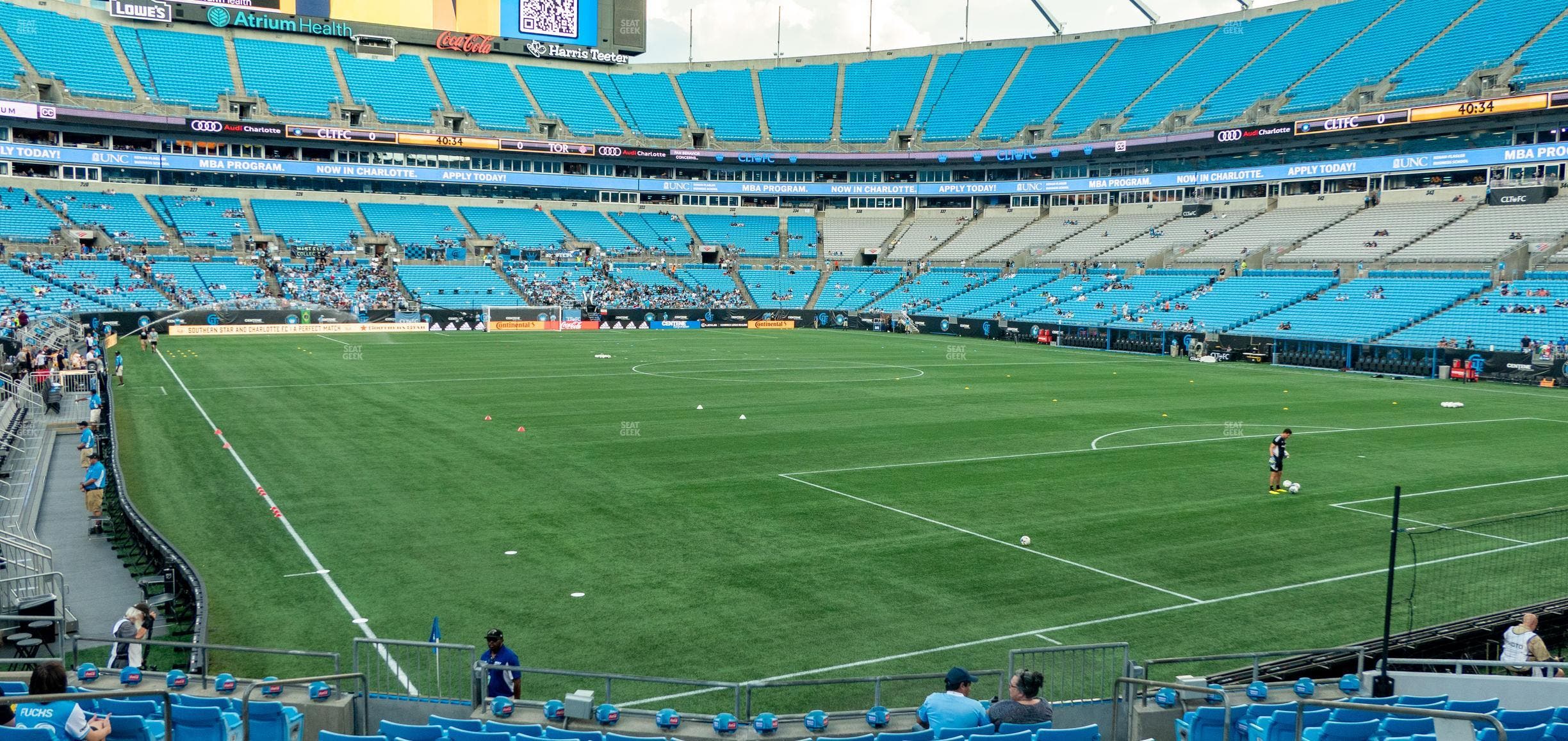 Bank of America Stadium - Section 105 Seat View