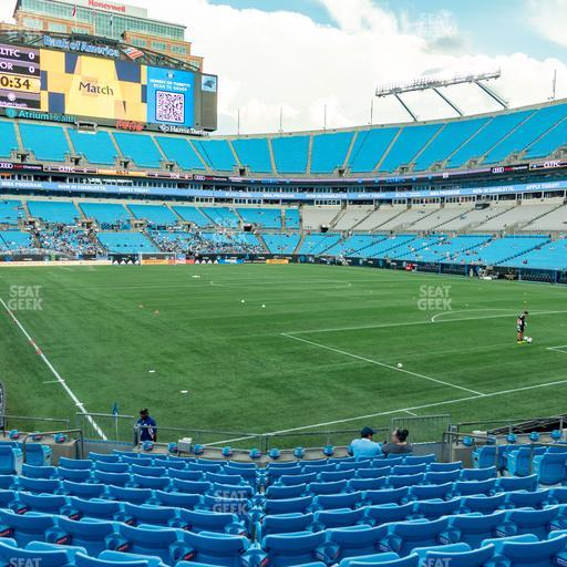 Bank of America Stadium - Section 105 Seat View
