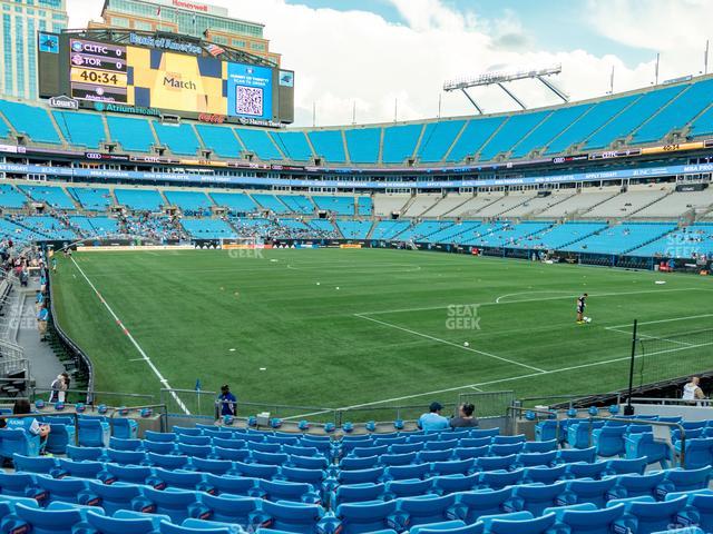 Bank of America Stadium - Section 105 Seat View