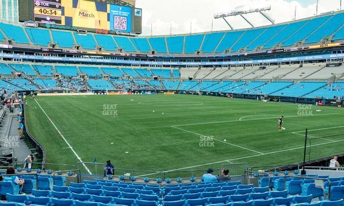 Bank of America Stadium - Section 105 Seat View