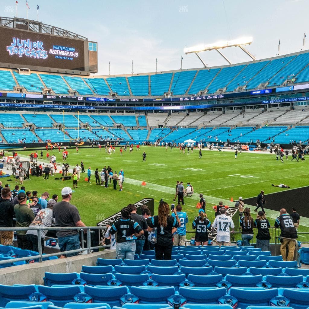Bank of America Stadium - Section 106 Seat View