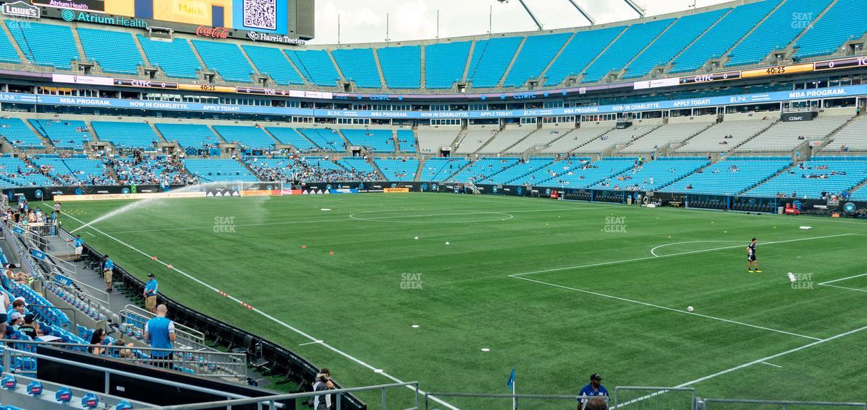 Bank of America Stadium - Section 106 Seat View